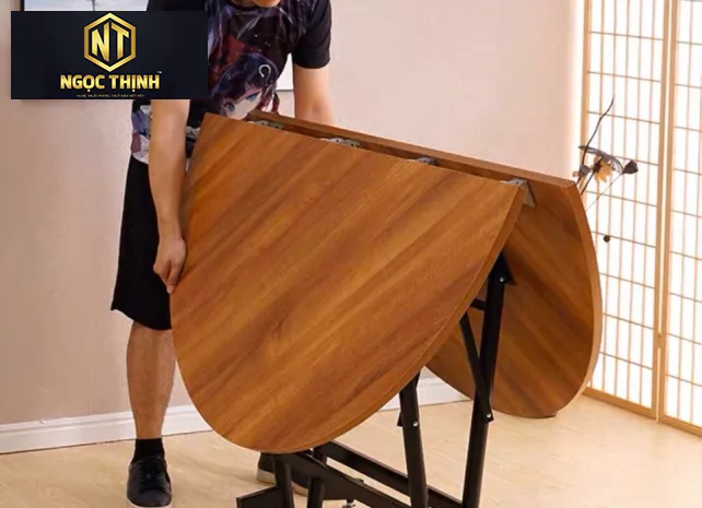 BÀN TRÒN GẤP GỌN GIÁ TỐT LONG THÀNH